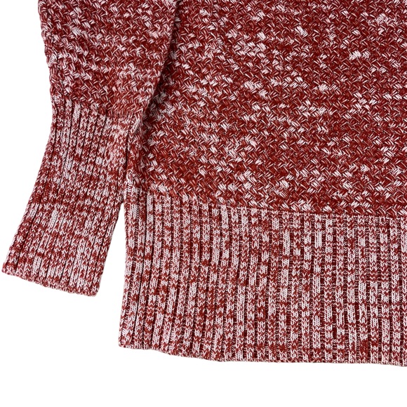 NWT Universal Thread Goods XXL Woman’s Knit Sweater Burnt Orange White Target - Picture 2 of 15